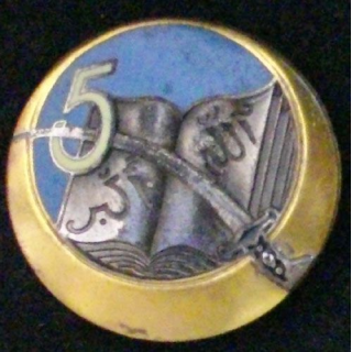 RTA : 5° RÉGIMENT DE TIRAILLEURS ALGÉRIENS (5 JAUNE CLAIR)