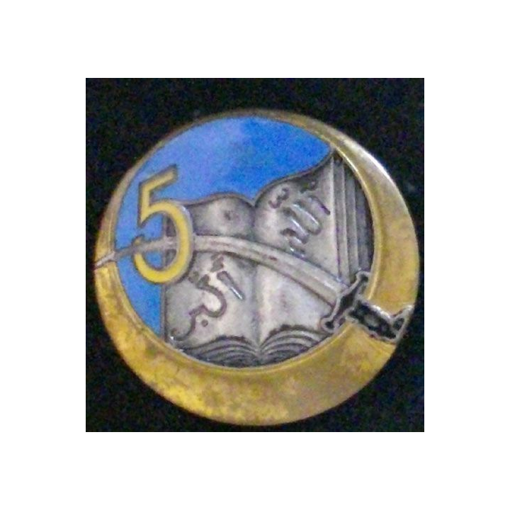 RTA : 5° RÉGIMENT DE TIRAILLEURS ALGÉRIENS (5 JAUNE FONCÉ)