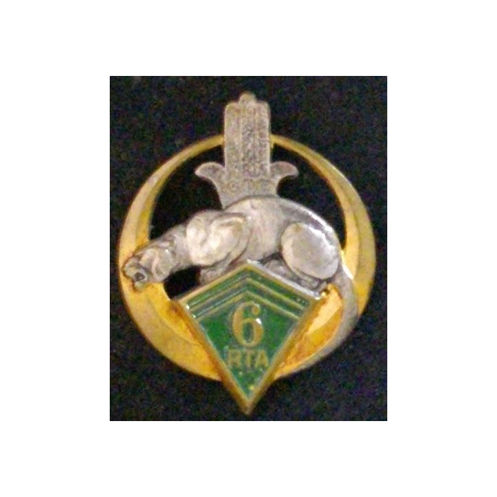 RTA : 6° RÉGIMENT DE TIRAILLEURS ALGÉRIENS (PEINT)