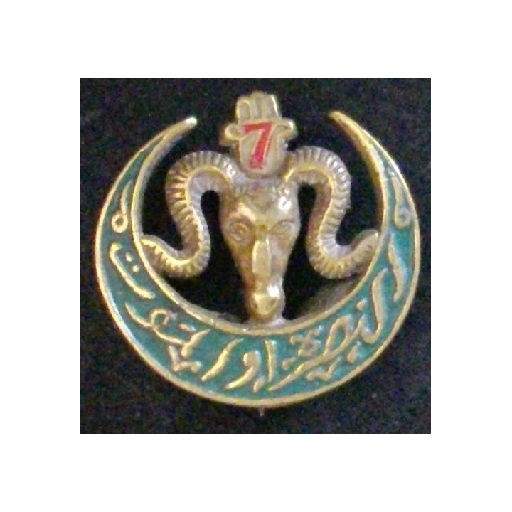 RTA : 7° RÉGIMENT DE TIRAILLEURS ALGÉRIENS 7 ROUGE (ARTISANAL)