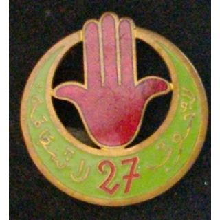 RTA : 27° RÉGIMENT DE TIRAILLEURS ALGÉRIENS VERT CLAIR (ABPD)