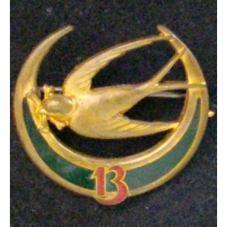 RTA : 13° RÉGIMENT DE TIRAILLEURS ALGÉRIENS (ABPD) 1939 ÉMAIL