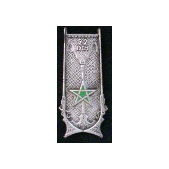 22° DIM : 22° DIVISION D'INFANTERIE MAROCAINE (D 1217)