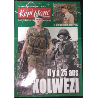 KÉPI BLANC : N° 649 NOVEMBRE 2003 (KOLWEZI)