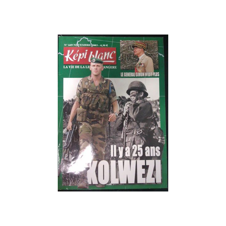 KÉPI BLANC : N° 649 NOVEMBRE 2003 (KOLWEZI)