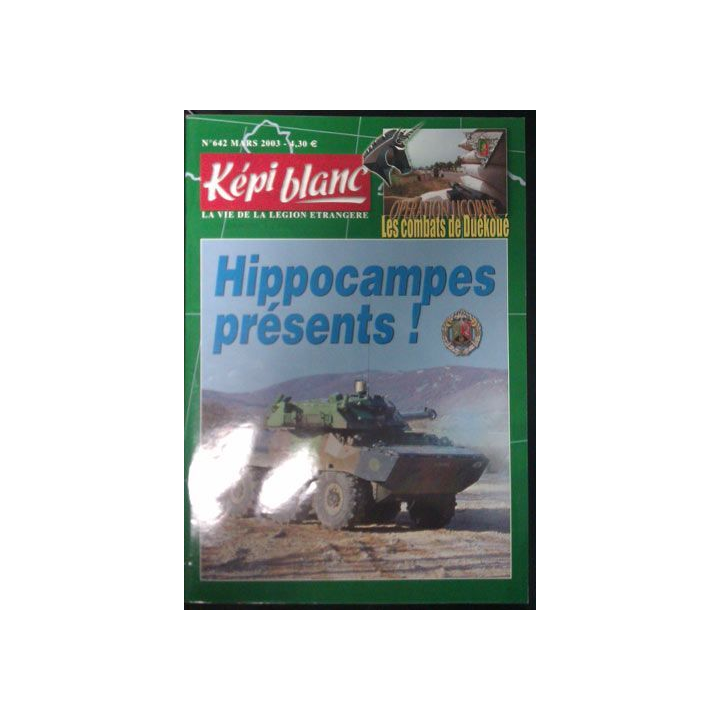 KÉPI BLANC : N° 642 MARS 2003 Hippocampes présents
