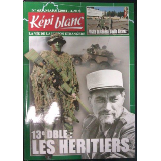 KÉPI BLANC : N° 653 MARS 2004 (13e DBLE)