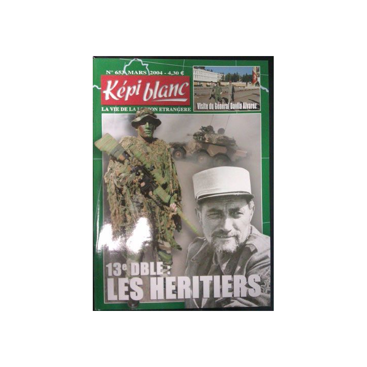 KÉPI BLANC : N° 653 MARS 2004 (13e DBLE)
