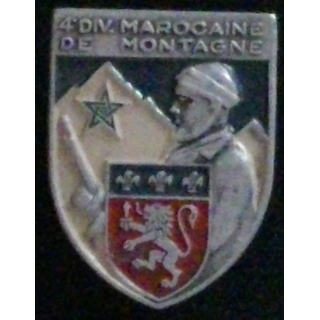 4° division marocaine de montagne de fabrication Augis Lyon peint