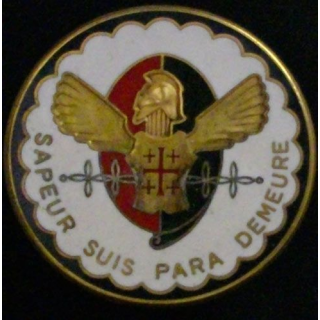 17° RGP 1° CIE : 17°RÉGIMENT DU GÉNIE PARA 1°CIE (42 mm LISTEL NOIR)