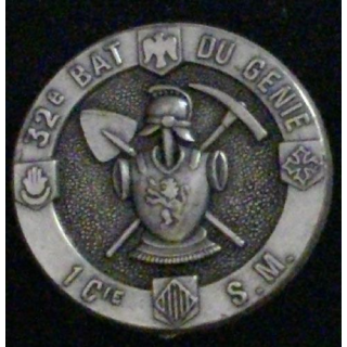 32° BG : 32° BATAILLON DU GÉNIE 1°COMPAGNIE DE SAPEURS MINEURS