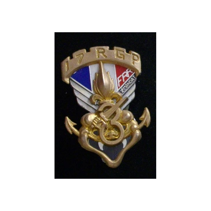 17° RGP : 17° RÉGIMENT DU GÉNIE PARACHUTISTE 3°CIE FRR 2°MANDAT