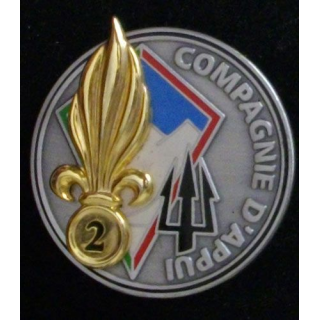 2° REG 2° RÉGIMENT ÉTRANGER DU GÉNIE COMPAGNIE D'APPUI N°142