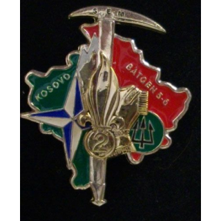 2° REG : 2° RÉGIMENT ÉTRANGER DU GÉNIE BATGEN 5-6 SEM KOSOVO SHELI