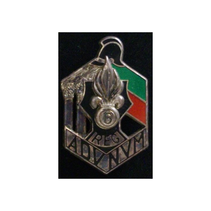 6° REG : 6° régiment étranger du génie Boussemart G. 3173 prestige argenté translucide