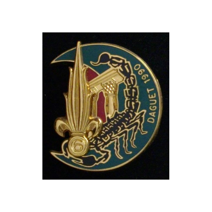 6° REG : 6° RÉGIMENT ÉTRANGER DU GÉNIE 2° COMPAGNIE DAGUET 1990