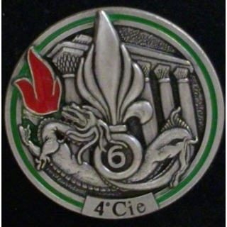 6° REG : 6° RÉGIMENT ÉTRANGER DU GÉNIE 4° COMPAGNIE
