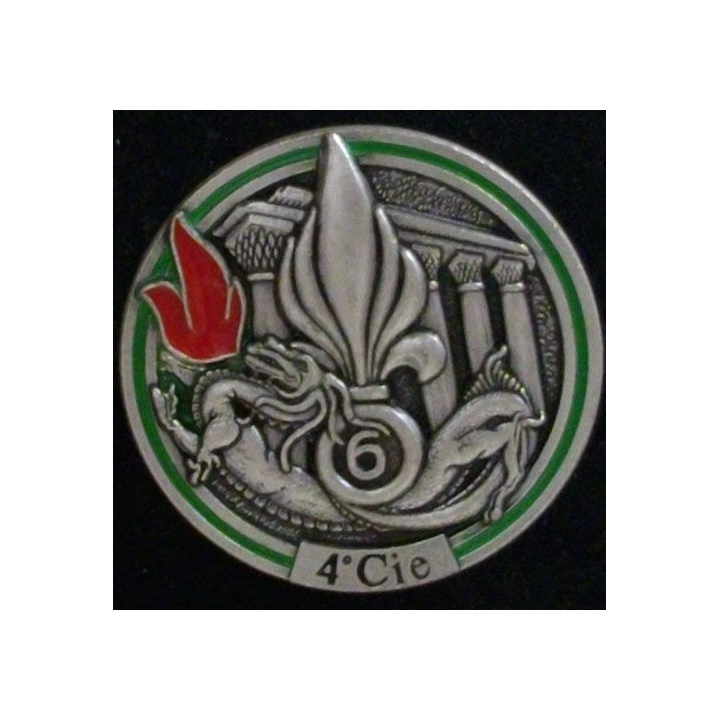 6° REG : 6° RÉGIMENT ÉTRANGER DU GÉNIE 4° COMPAGNIE