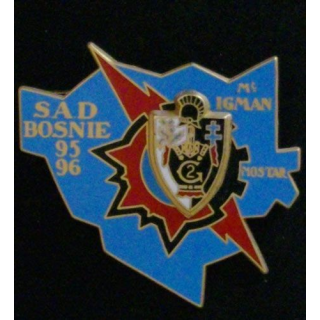 2° RG : 2° RÉGIMENT DU GÉNIE SAD BOSNIE 95-96 MOSTAR MONT IGMAN