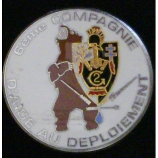 2° RG : 2° RÉGIMENT DU GÉNIE 6° COMPAGNIE D'AIDE AU DÉPLOIEMENT