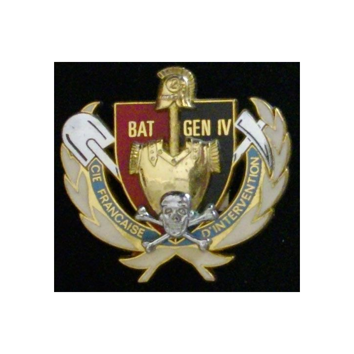 2° RG : 2° RÉGIMENT DU GÉNIE CIE FR D'INTERVENTION BATGEN IV