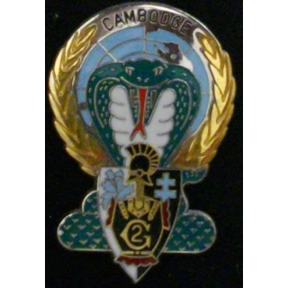 2° RG : 2° RÉGIMENT DU GÉNIE APRONUC CAMBODGE 1° MANDAT NAJAS
