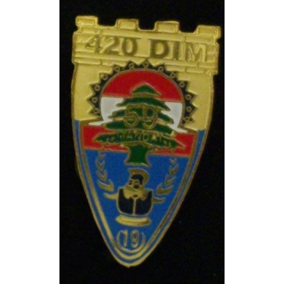 19° RG : 19° RÉGIMENT DU GÉNIE 420° DIM 59° MANDAT