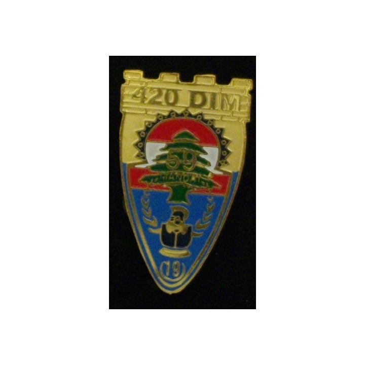 19° RG : 19° RÉGIMENT DU GÉNIE 420° DIM 59° MANDAT