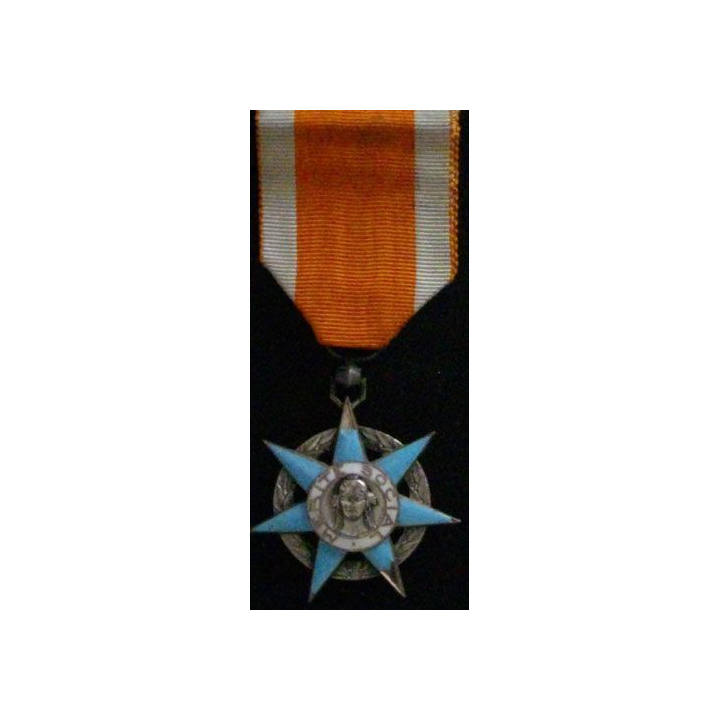 FRANCE : médaille de chevalier de l'Ordre du Mérite Social comprenant de gros défauts d'émail