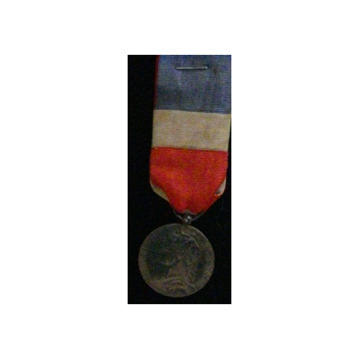 FRANCE : MÉDAILLE DU TRAVAIL DE LA SÉCURITÉ SOCIALE EN ARGENT