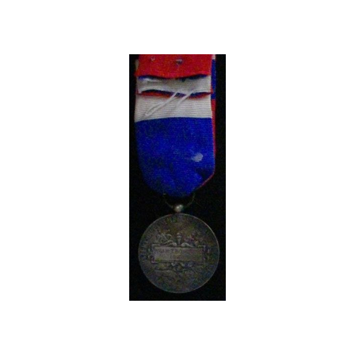 FRANCE : MÉDAILLE DU TRAVAIL DE L'INDUSTRIE EN ARGENT 1924