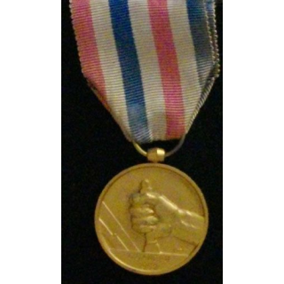 FRANCE : MÉDAILLE DES CHEMINS DE FER 1952 (BRONZE DORÉ)