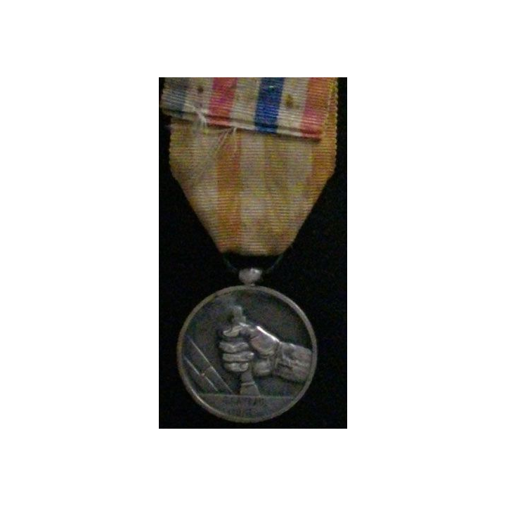 FRANCE : MÉDAILLE DES CHEMINS DE FER 1943 (BRONZE ARGENTÉ)