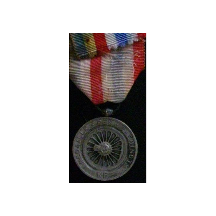 FRANCE : MÉDAILLE DES CHEMINS DE FER 1944 (BRONZE ARGENTÉ)