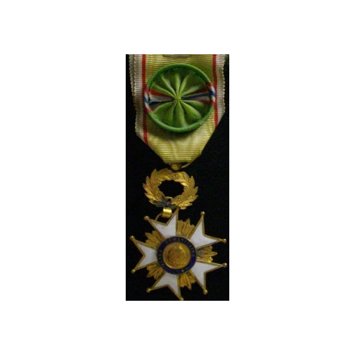 FRANCE : MÉDAILLE DE L'OEUVRE HUMANITAIRE (OFFICIER)