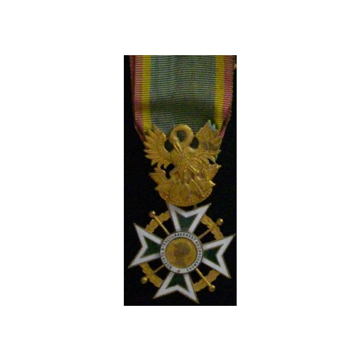 FRANCE : MÉDAILLE DE LA SOCIÉTÉ D'ENCOURAGEMENT AU DÉVOUEMENT