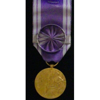 FRANCE : MÉDAILLE D'HONNEUR DES SERVICES BÉNÉVOLES (VERMEIL)