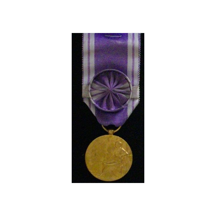FRANCE : MÉDAILLE D'HONNEUR DES SERVICES BÉNÉVOLES (VERMEIL)