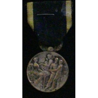 FRANCE : MÉDAILLE DE LA MUTUALITÉ NOZAL (BRONZE ARGENTÉ)