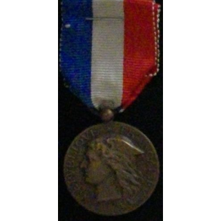 médaille des épidémies du ministère de l'Intérieur attribuée 1902