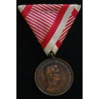AUTRICHE : MÉDAILLE DU COURAGE (CHARLES 1ER) BRONZE