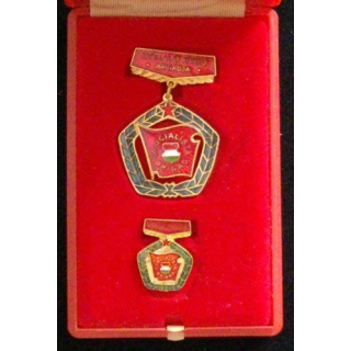 HONGRIE : MÉDAILLE DU MÉRITE DU TRAVAIL (BRIGADE SOCIALISTE)