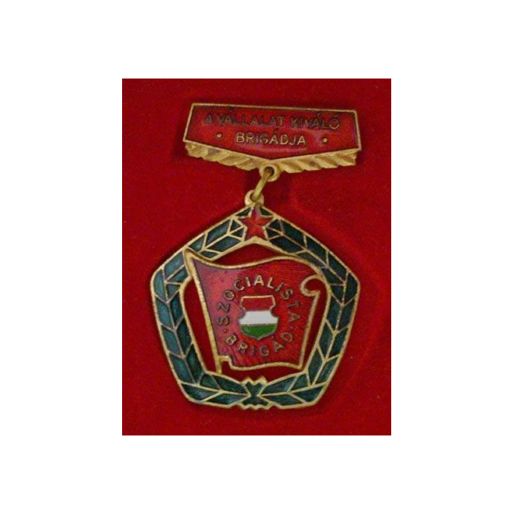 HONGRIE : MÉDAILLE DU MÉRITE DU TRAVAIL (BRIGADE SOCIALISTE)