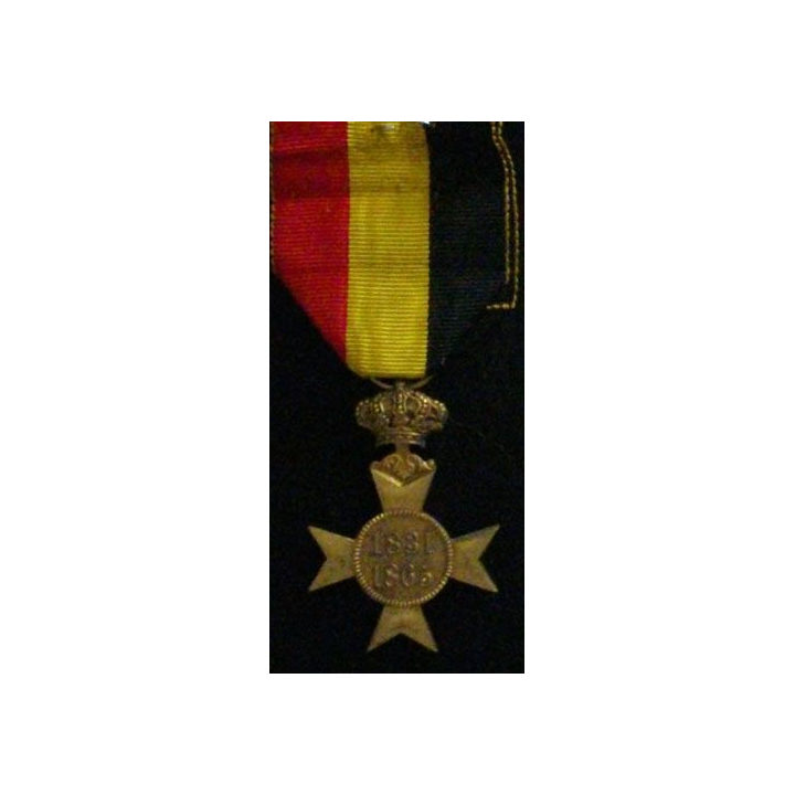 BELGIQUE : MÉDAILLE COMMÉMORATIVE REGNE LÉOPOLD 1er 1831-1865