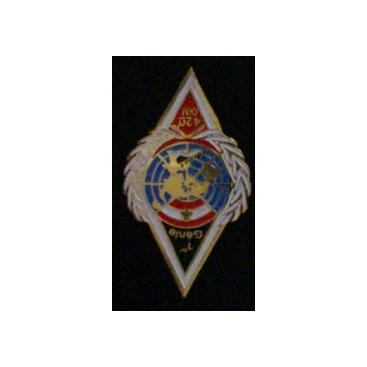 1° RG : 1° RÉGIMENT DU GÉNIE 420°DIM 60° MANDAT