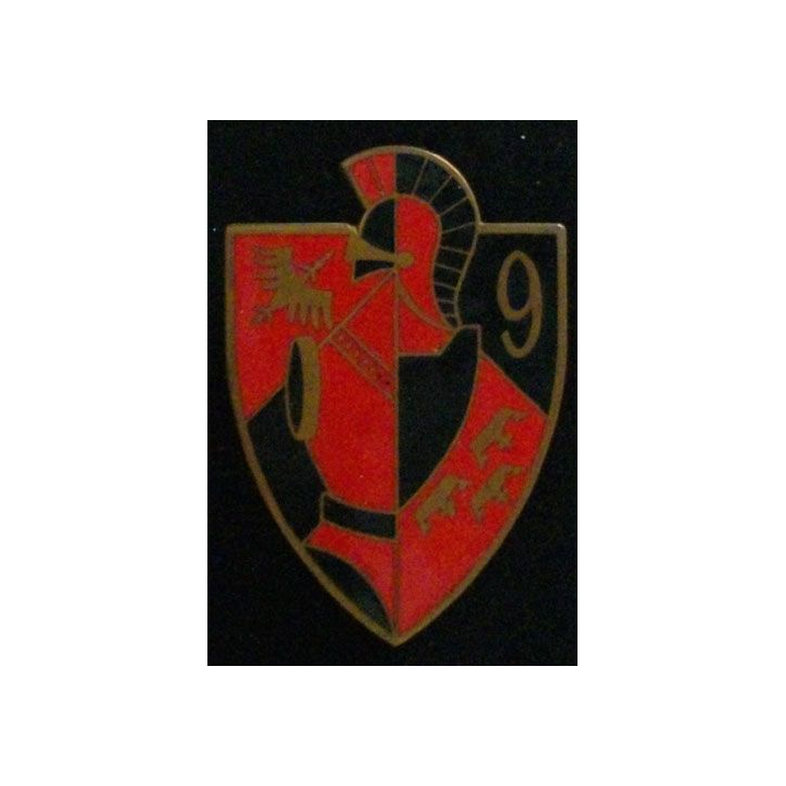9° RG : 9° RÉGIMENT DU GÉNIE (ARTHUS BERTRAND 1909) ÉMAIL