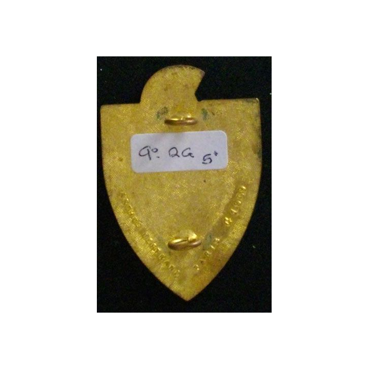9° RG : 9° RÉGIMENT DU GÉNIE (ARTHUS BERTRAND 1909) ÉMAIL