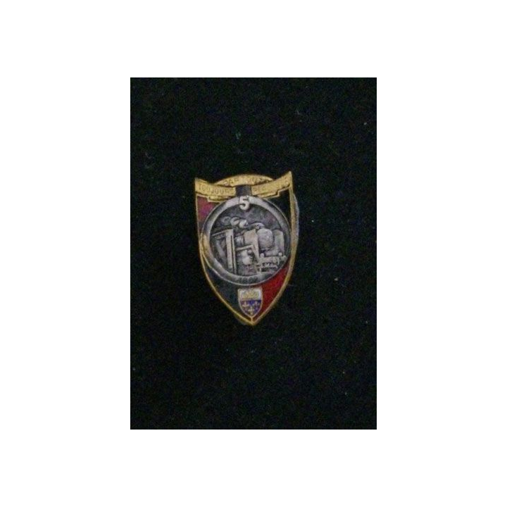 5° RG : 5° RÉGIMENT DU GÉNIE MINIATURE (DBER 2,3 cm) ÉMAIL