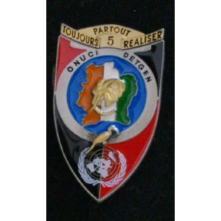 5° RG : 5° RÉGIMENT DU GÉNIE DETGEN OPÉRATION CALAO ONUCI (DELS)