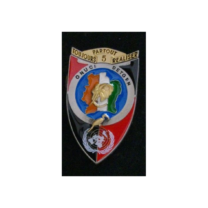5° RG : 5° RÉGIMENT DU GÉNIE DETGEN OPÉRATION CALAO ONUCI (DELS)